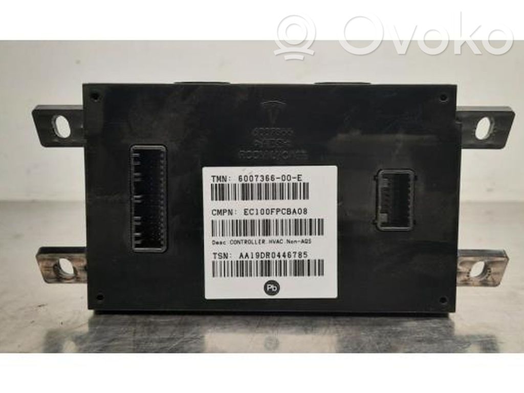 Tesla Model S Air conditioning/heating control unit 