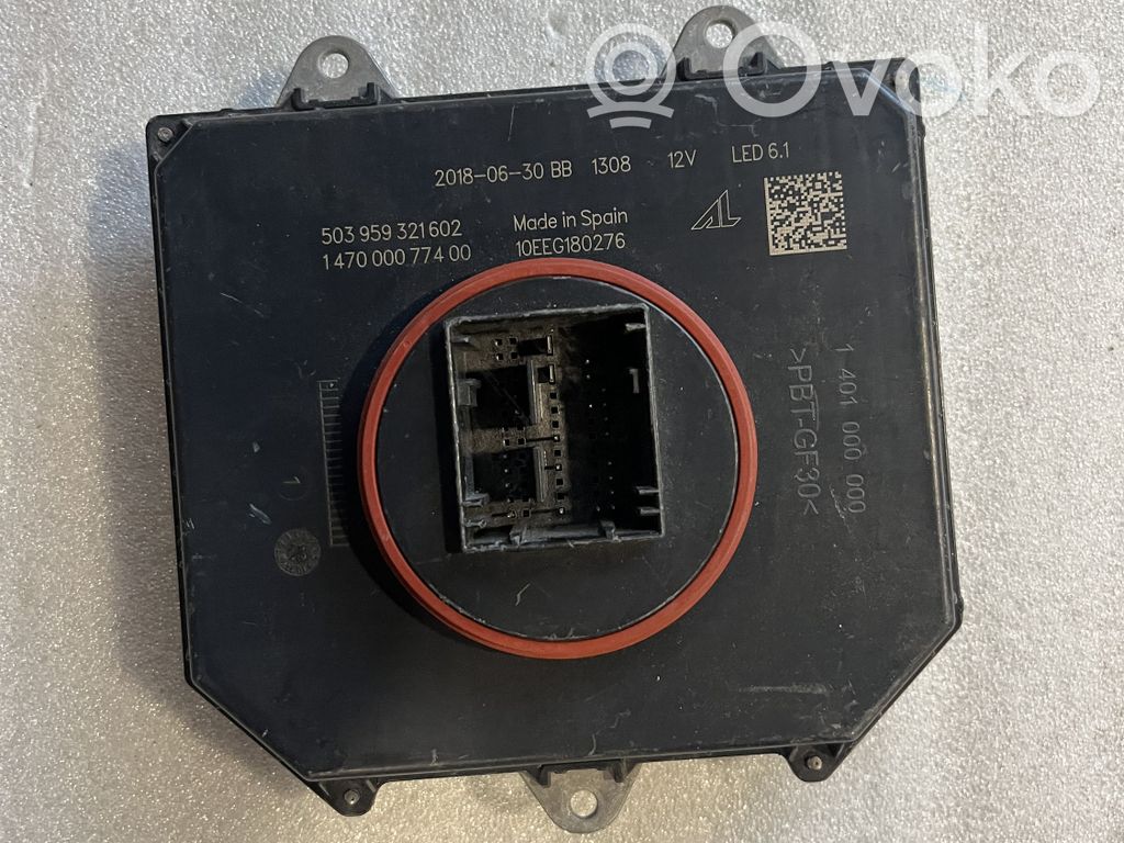 Fiat 500X Module de contrôle de ballast LED 