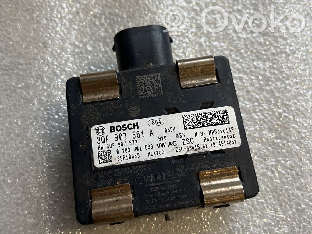 Sensor de radar Distronic   3Q0907561A