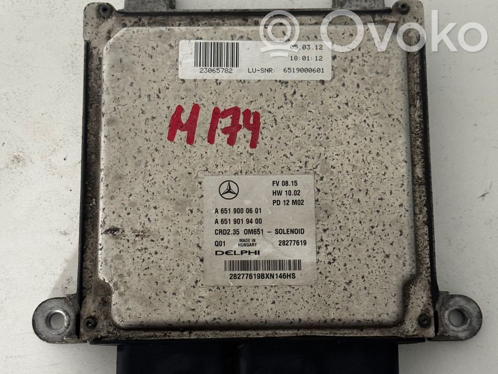 Mercedes-Benz Sprinter W906 Engine control unit/module 