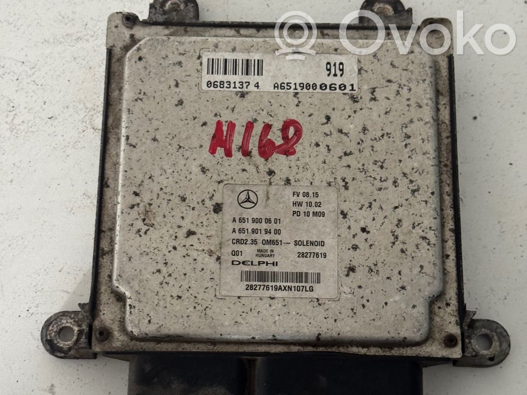Mercedes-Benz Sprinter W906 Engine control unit/module 