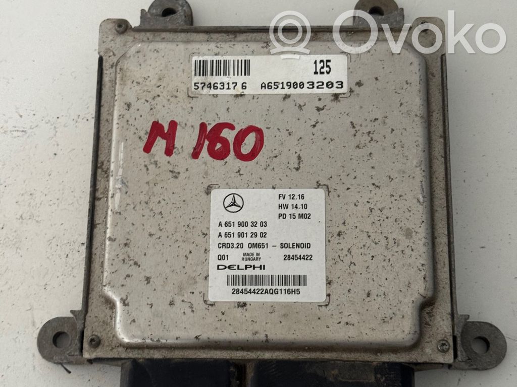Mercedes-Benz Sprinter W906 Engine control unit/module 