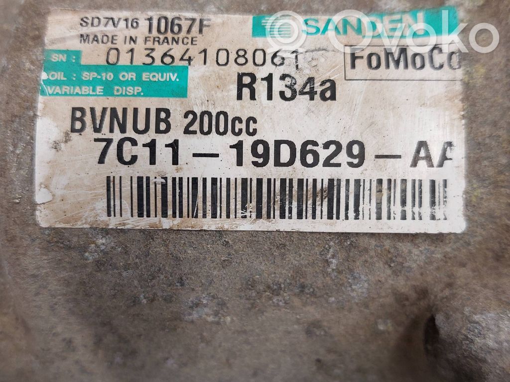 Air conditioning (A/C) compressor (pump)   7C1119D629AA