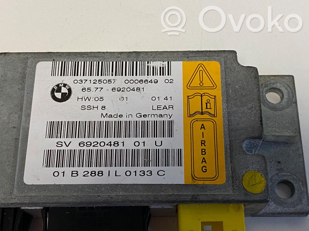Module de contrôle airbag   6920481,65776920481
