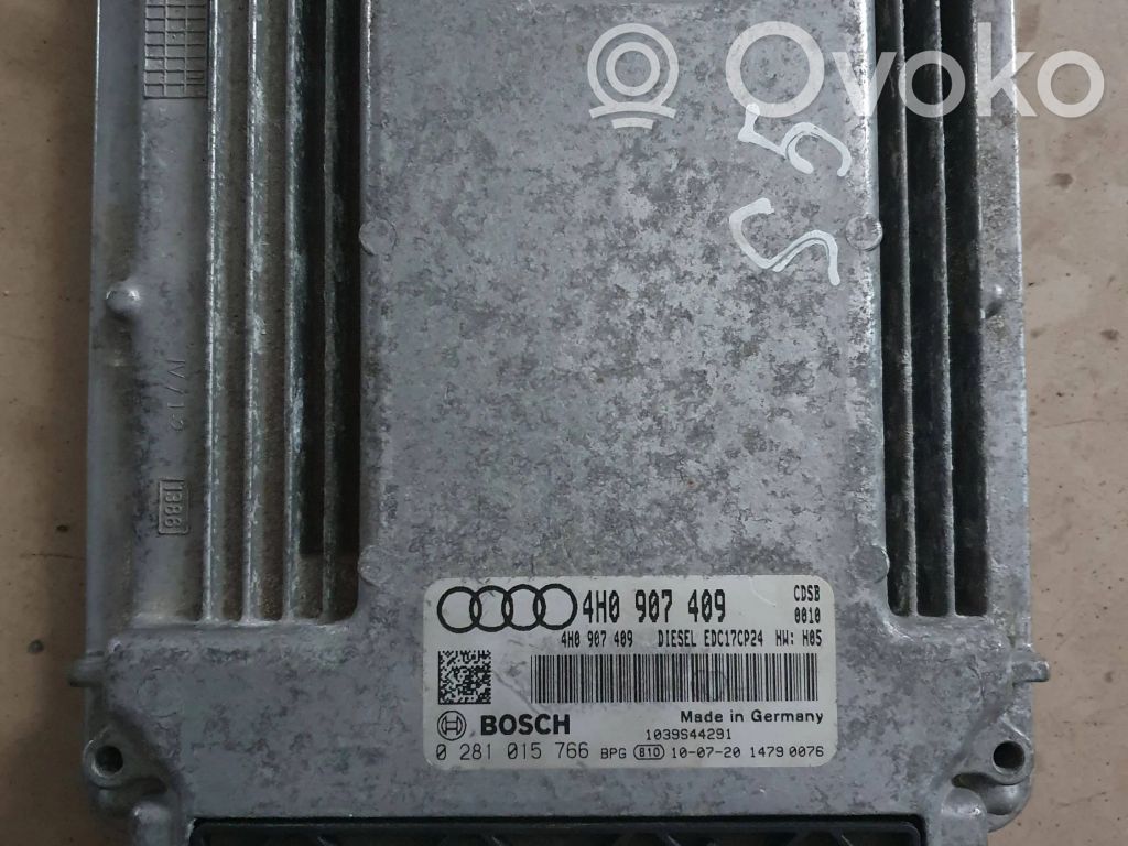 Audi A8 S8 D4 4H Engine control unit/module 