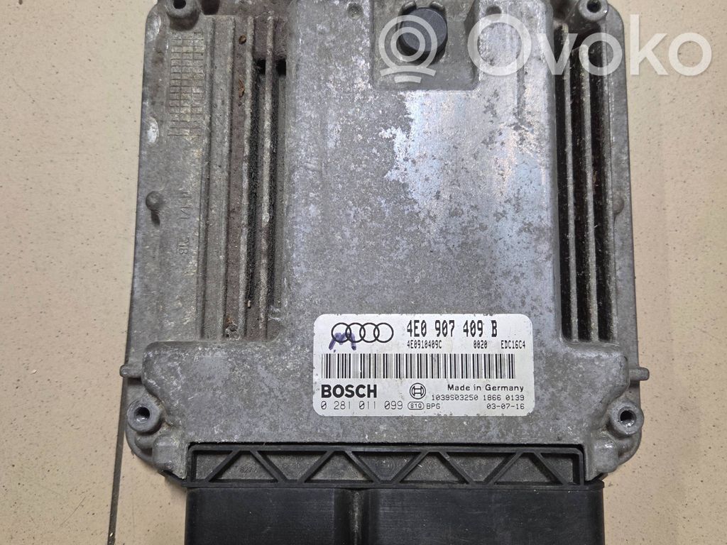 Audi A8 S8 D3 4E Engine control unit/module 