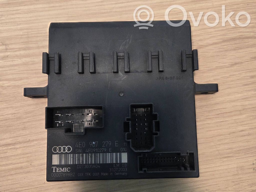 Audi A8 S8 D3 4E Kiti valdymo blokai/ moduliai 