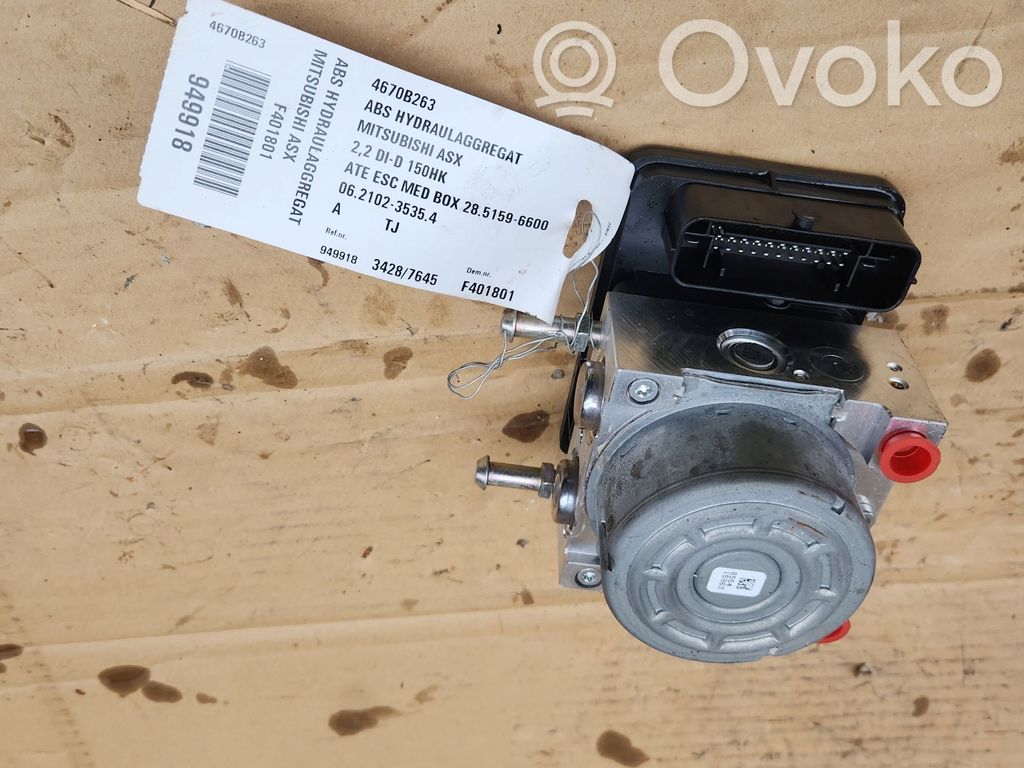 Mitsubishi ASX ABS bloks 
