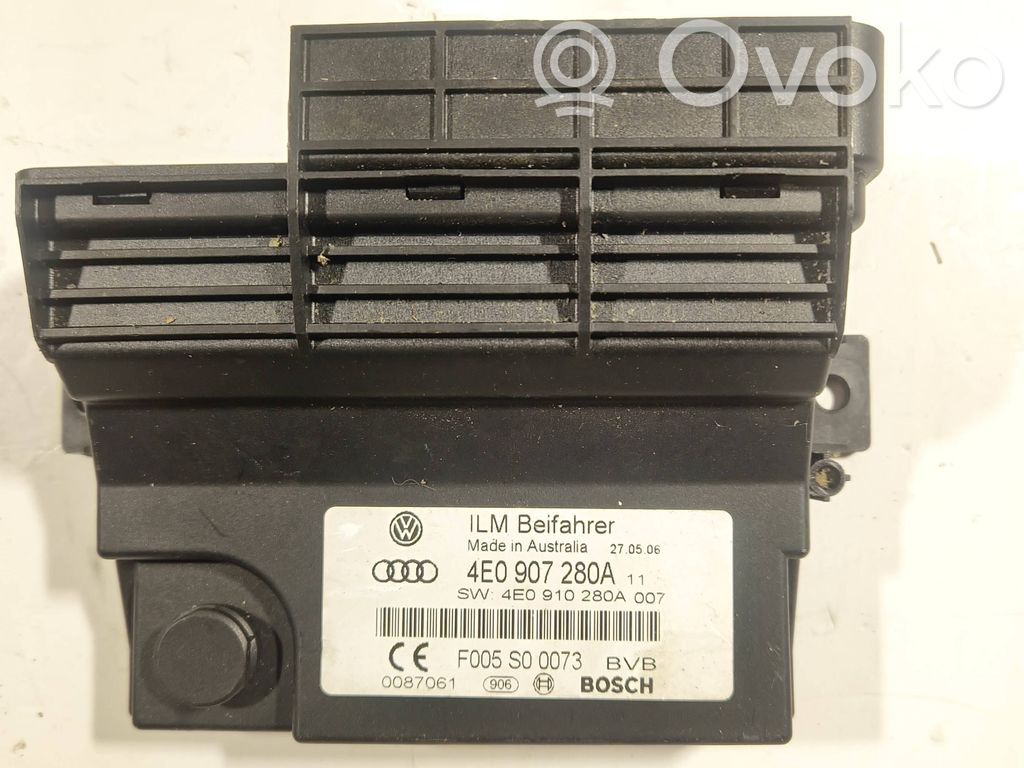 Other control units/modules   4E0907280A