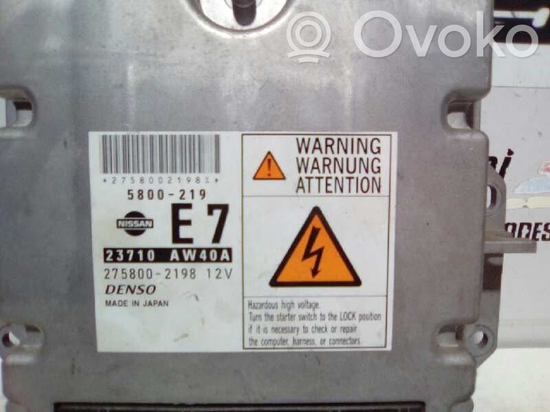 Engine control unit/module   23710AW40A,2758002198