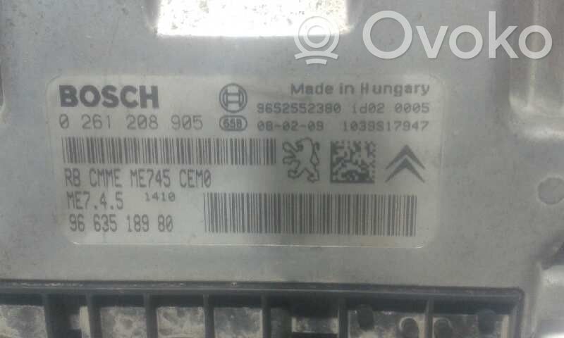 Citroen Berlingo Calculateur moteur ECU 