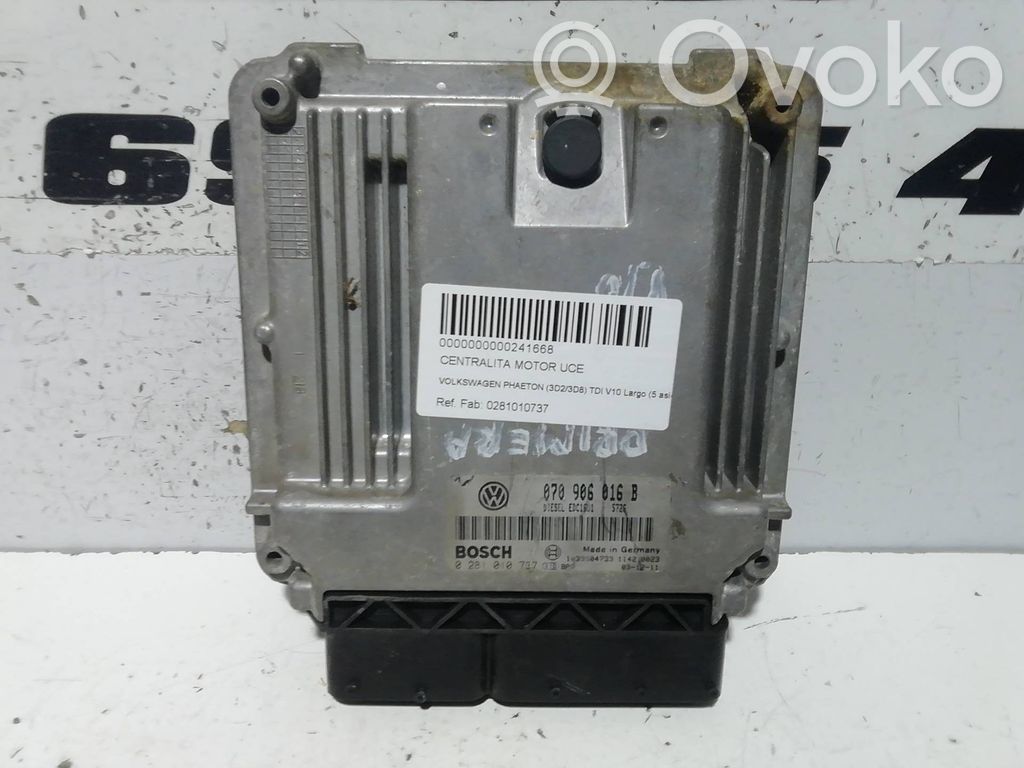 Engine control unit/module   0281010737,070906016B