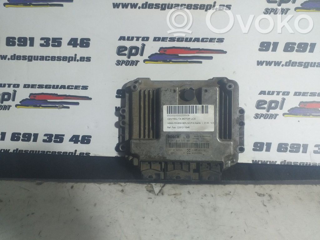 Engine control unit/module   0281011646,23710AW324