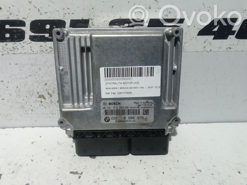 Moottorin ohjainlaite/moduuli   0281016069,850637501