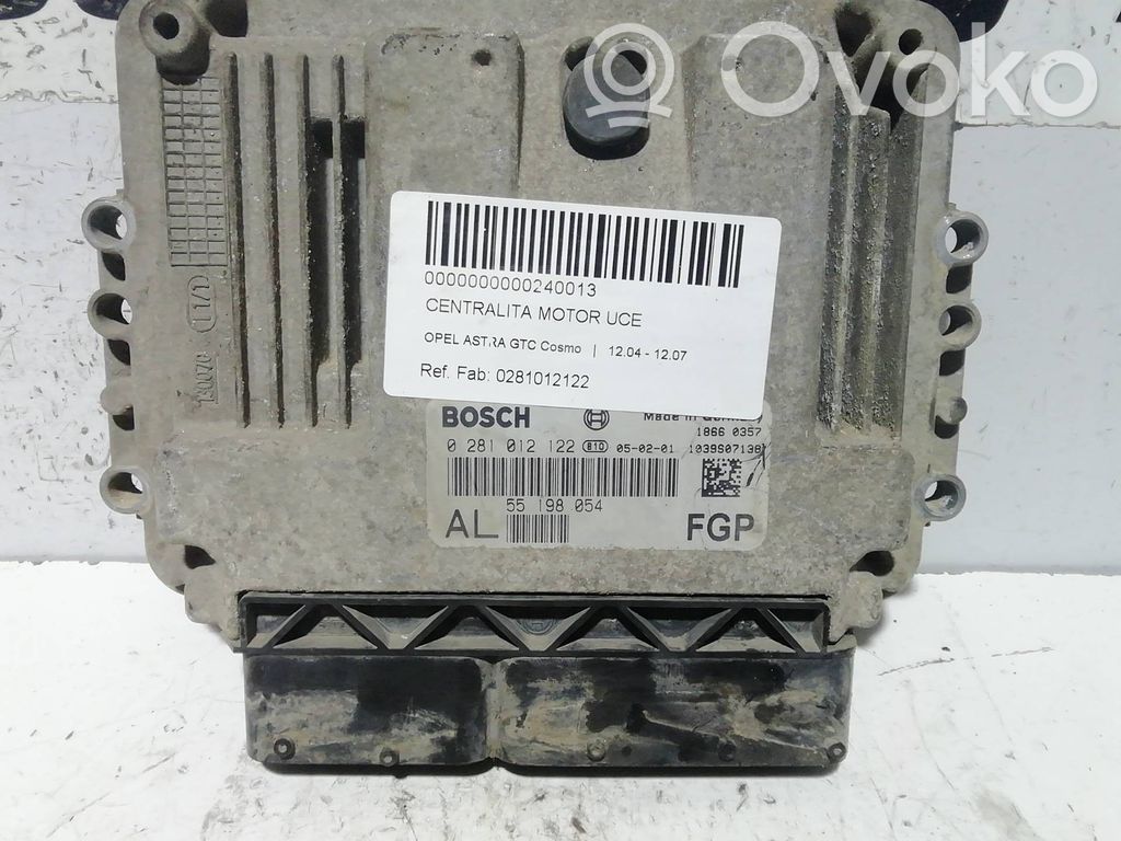 Engine control unit/module   0281012122,55198054