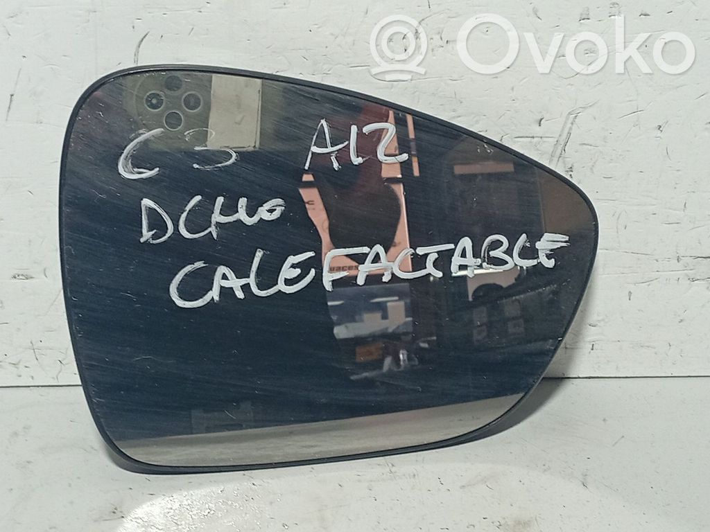 Citroen C3 Spoguļa stikls 