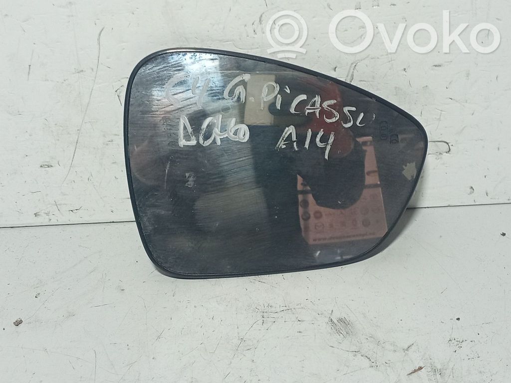 Citroen C4 Grand Picasso Spoguļa stikls 