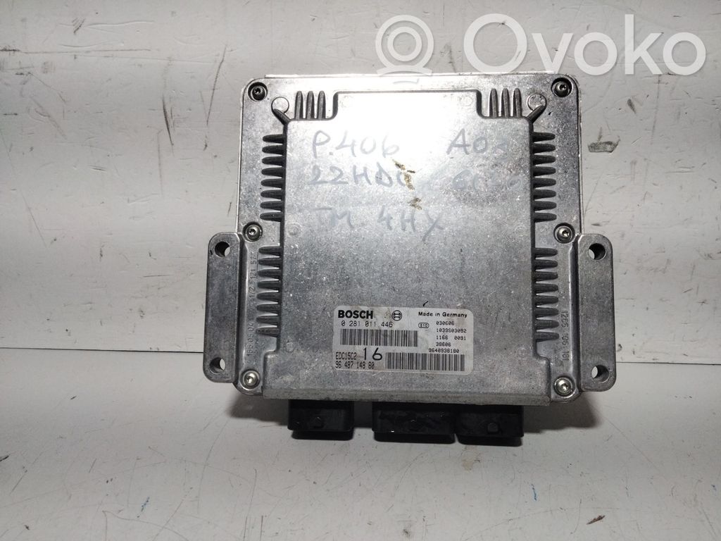 Peugeot 406 Engine control unit/module 