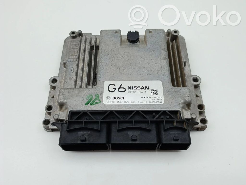 Nissan Qashqai Engine control unit/module 