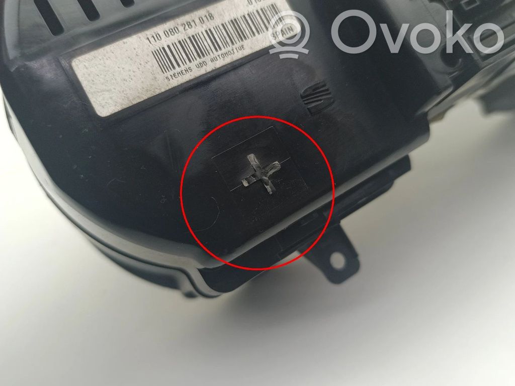Speedometer (instrument cluster)   1P0920840B,110080281018