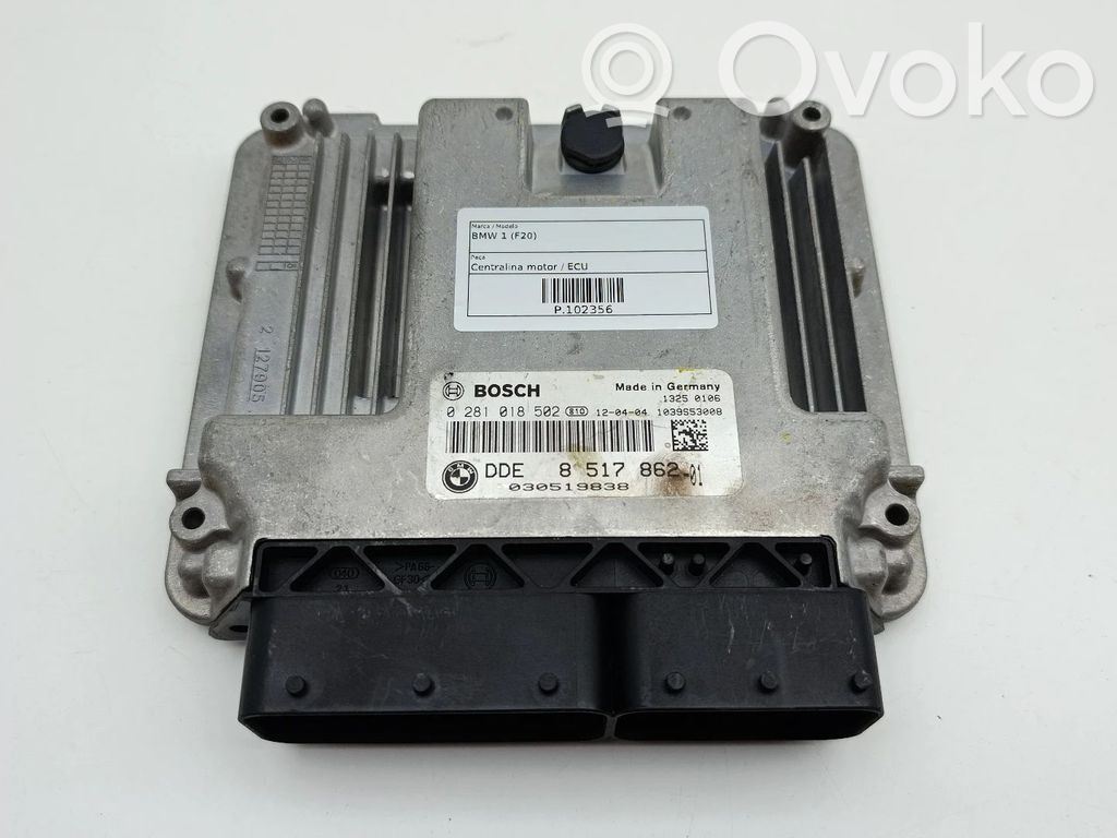 Unidad de control/módulo del motor   0281018502,1039S53008,851786201