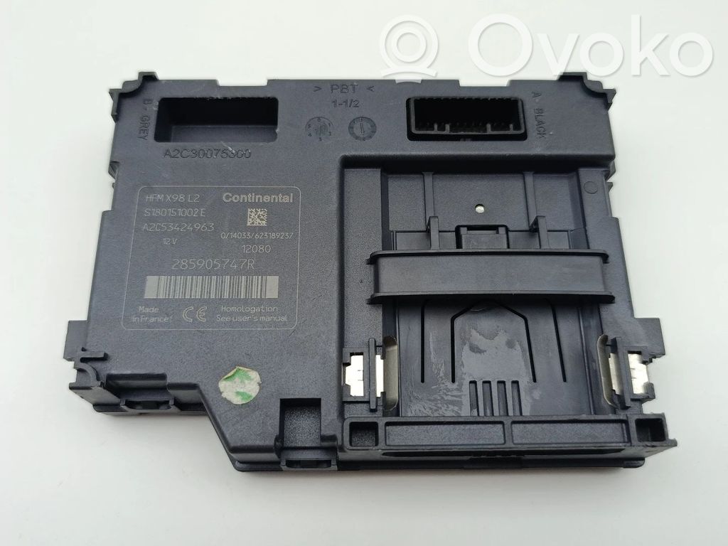 Ignition key card reader   285905747R,A2C53424963