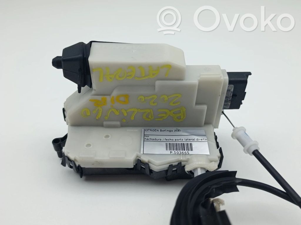 Citroen Berlingo Sliding door lock 