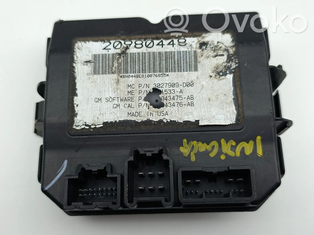 SAM control unit   20980448