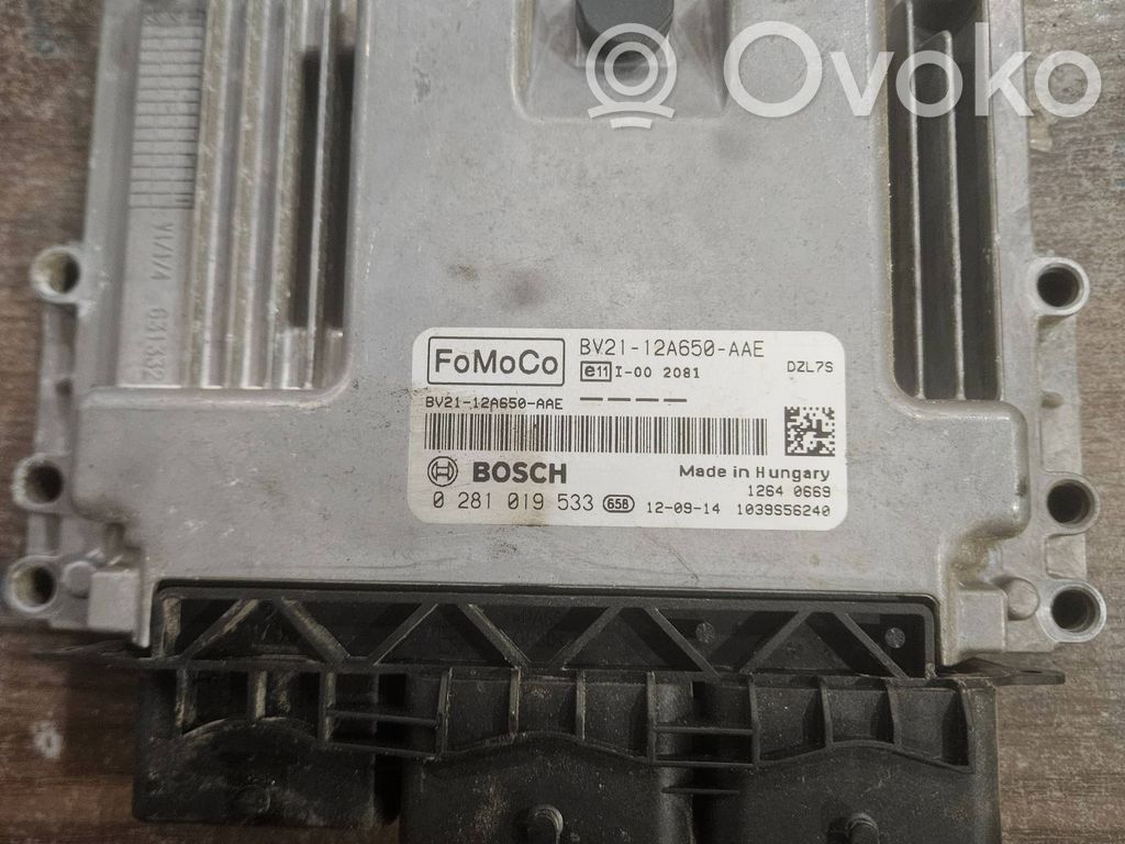 Ford Fiesta Unidad de control/módulo ECU del motor 