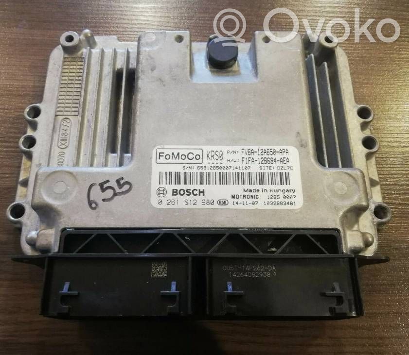 Unité de commande, module ECU de moteur   0261S12980,FV6A12A650APA,F1FA12B684AEA