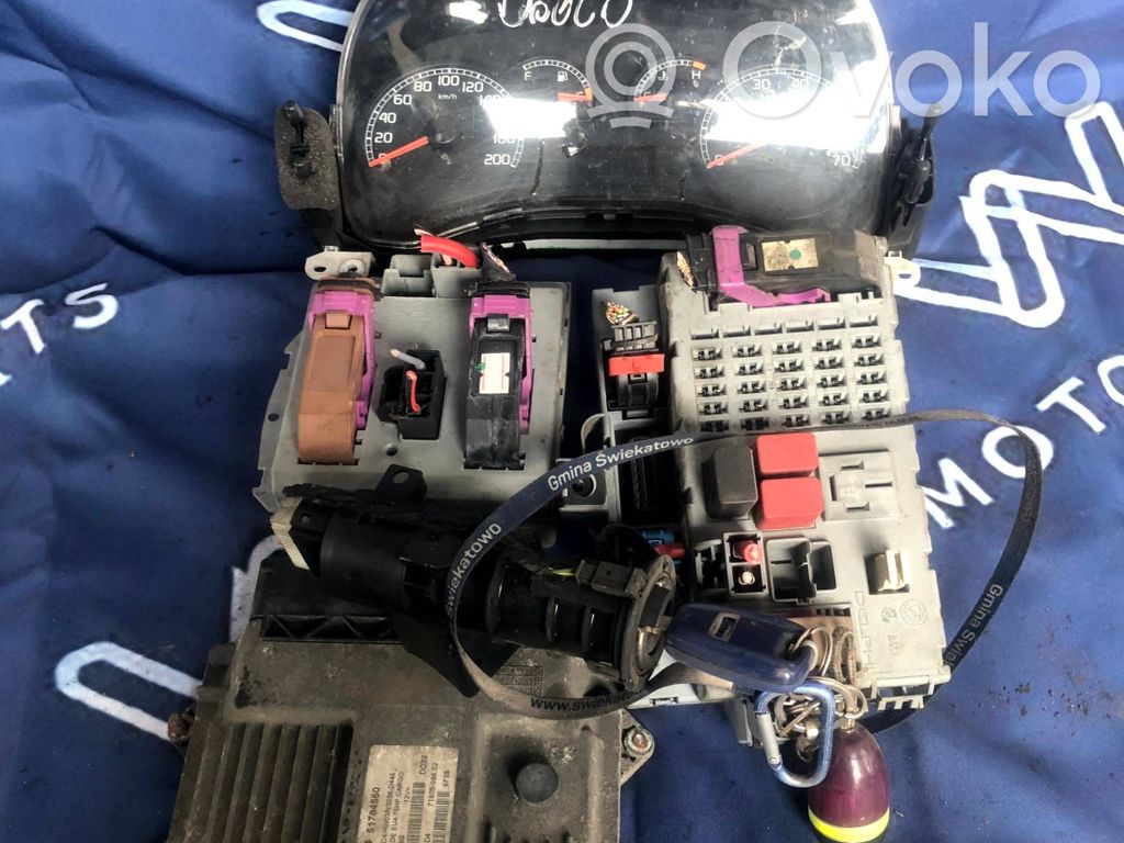 Fiat Doblo Engine ECU kit and lock set 