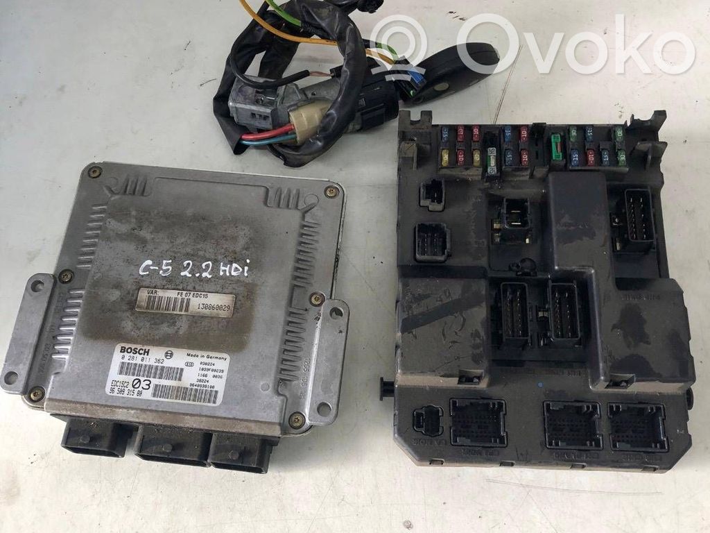 Citroen C5 Kit cu ECU motor și set închidere uși 