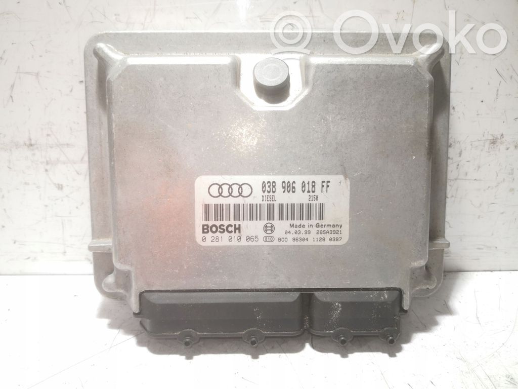 Engine control unit/module   038906018FF,0281010065