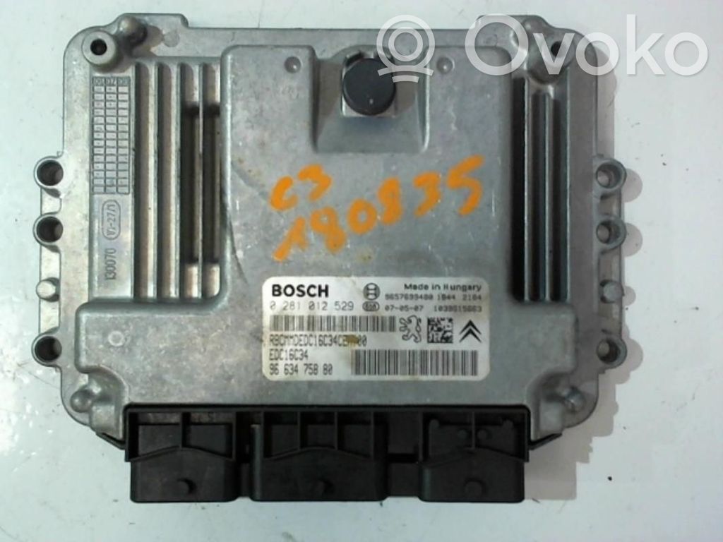 Citroen C3 Engine control unit/module 