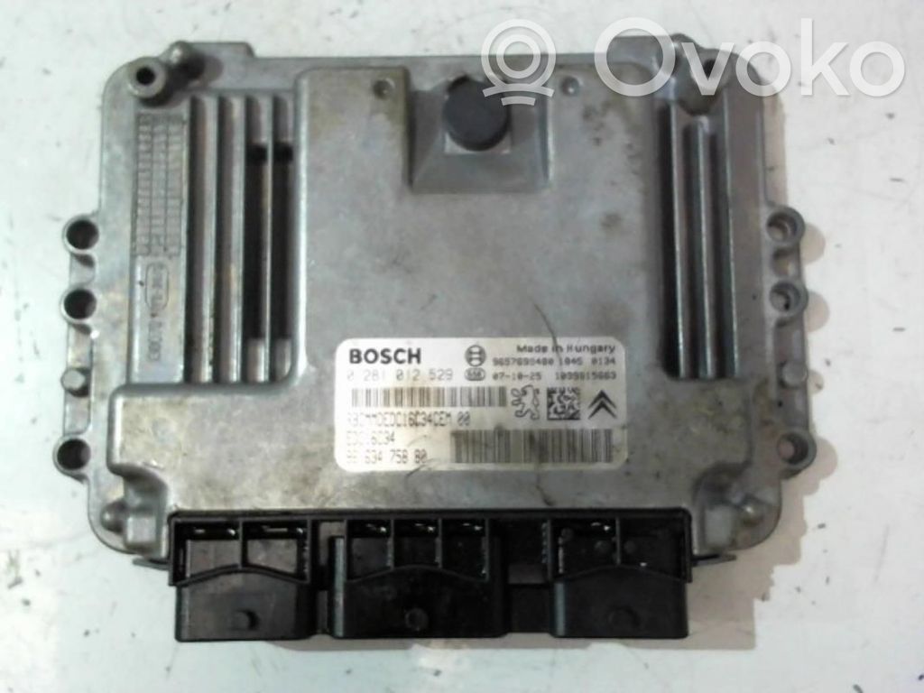 Peugeot 307 Variklio valdymo blokas 