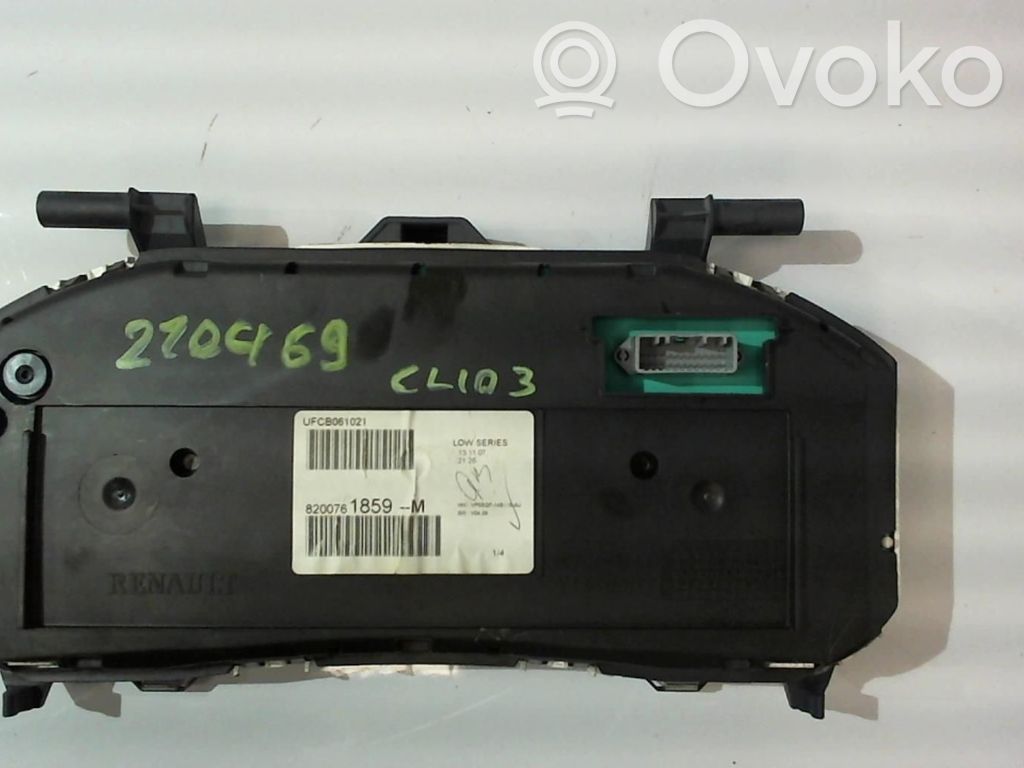 Renault Clio III Speedometer (instrument cluster) 
