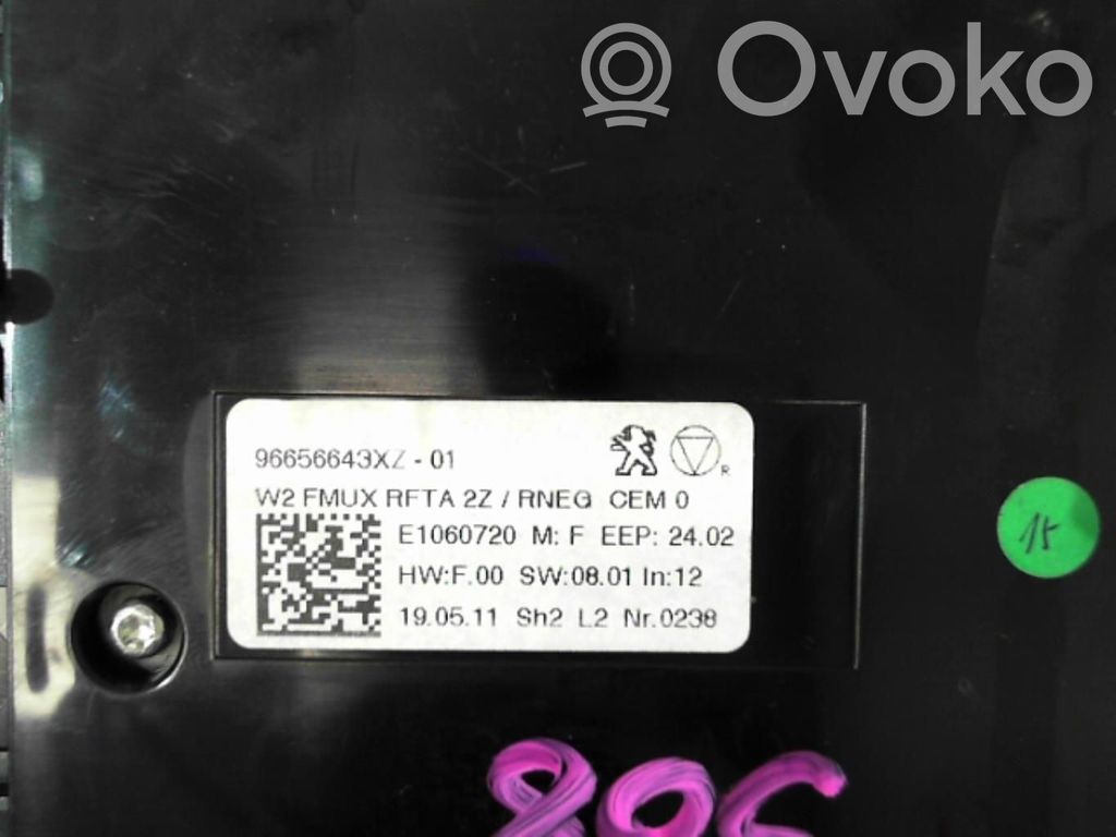 Peugeot 508 Climate control unit 