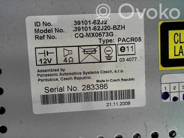 Suzuki SX4 Panel / Radioodtwarzacz CD/DVD/GPS 