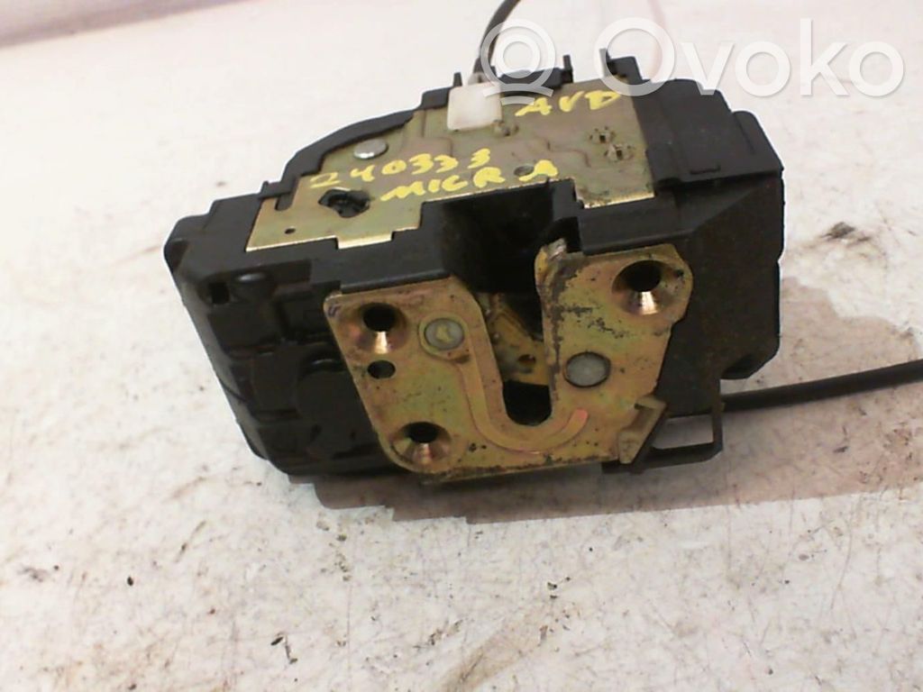 Nissan Micra Zamek drzwi przednich 