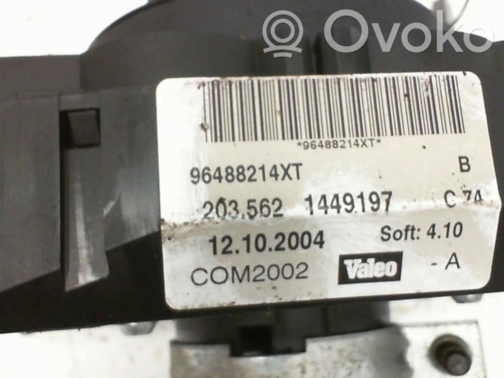 Citroen C3 Commodo, commande essuie-glace/phare 