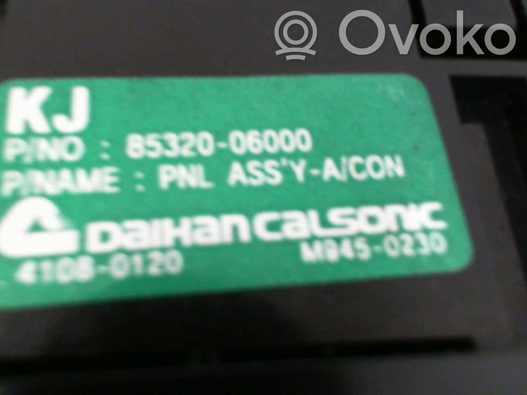 SsangYong Korando Climate control unit 