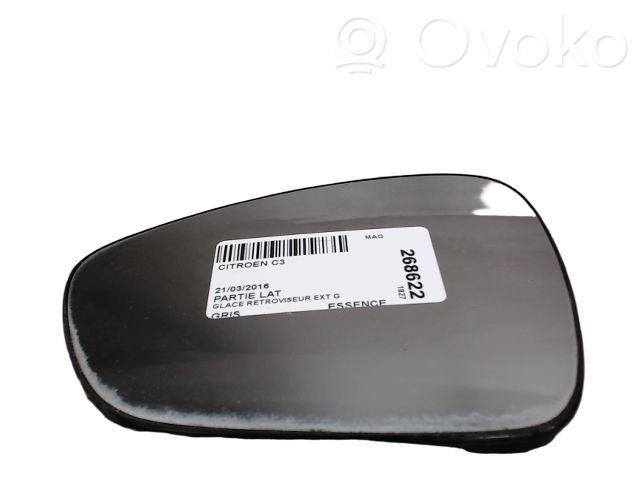 Citroen C3 Spoguļa stikls 