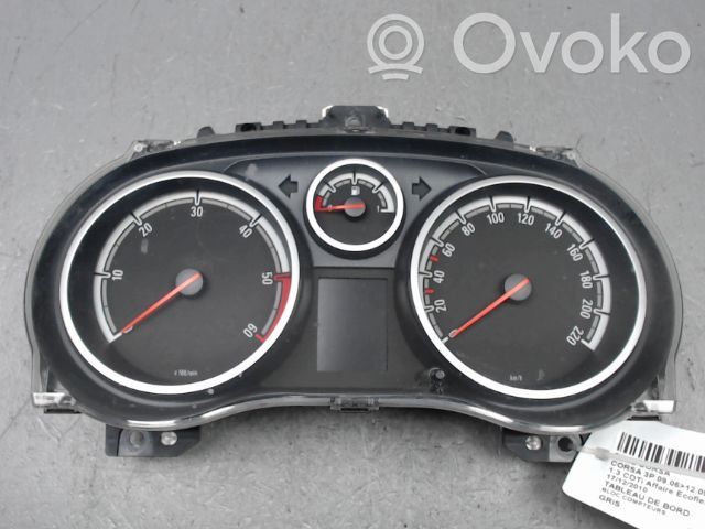 Opel Corsa D Compteur de vitesse tableau de bord 