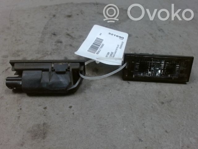 Renault Twingo II Éclairage de plaque d'immatriculation 