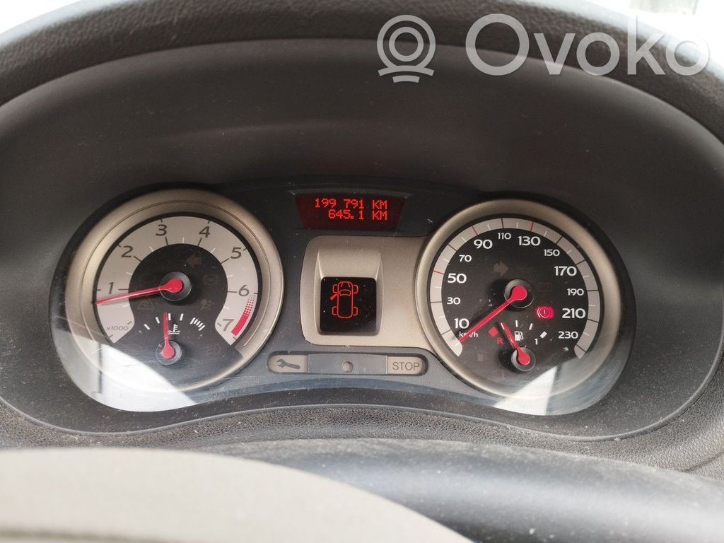 Renault Clio III Speedometer (instrument cluster) 