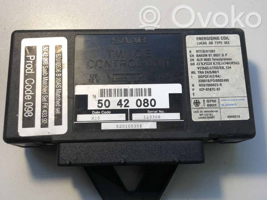 Saab 9-3 Ver1 Comfort/convenience module 