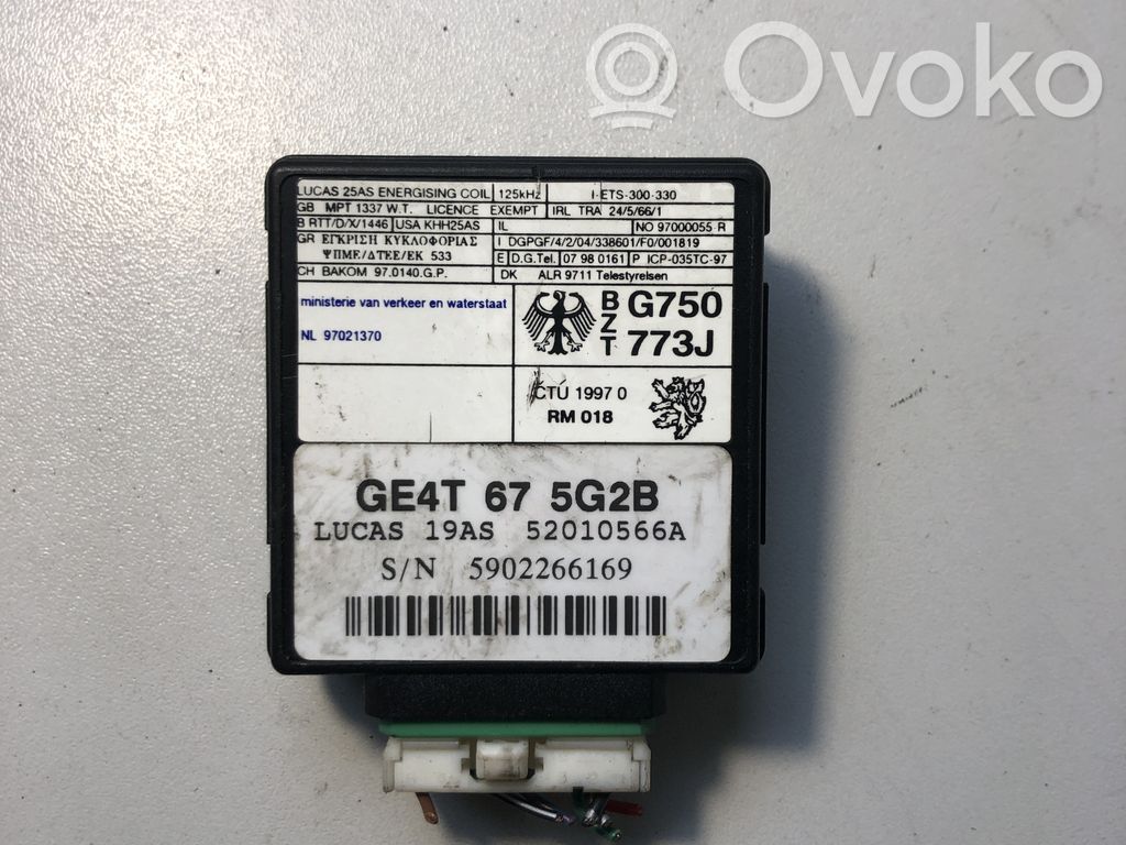 Immobilizer control unit/module   GE4T675G2B,GE4T675G2B