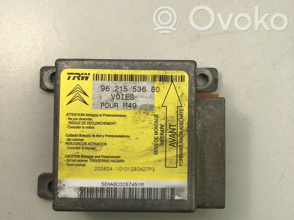 Citroen Berlingo Airbag control unit/module 
