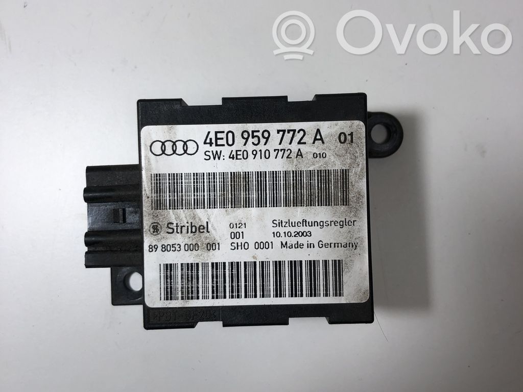 Other control units/modules   4E0959772A,4E0910772A