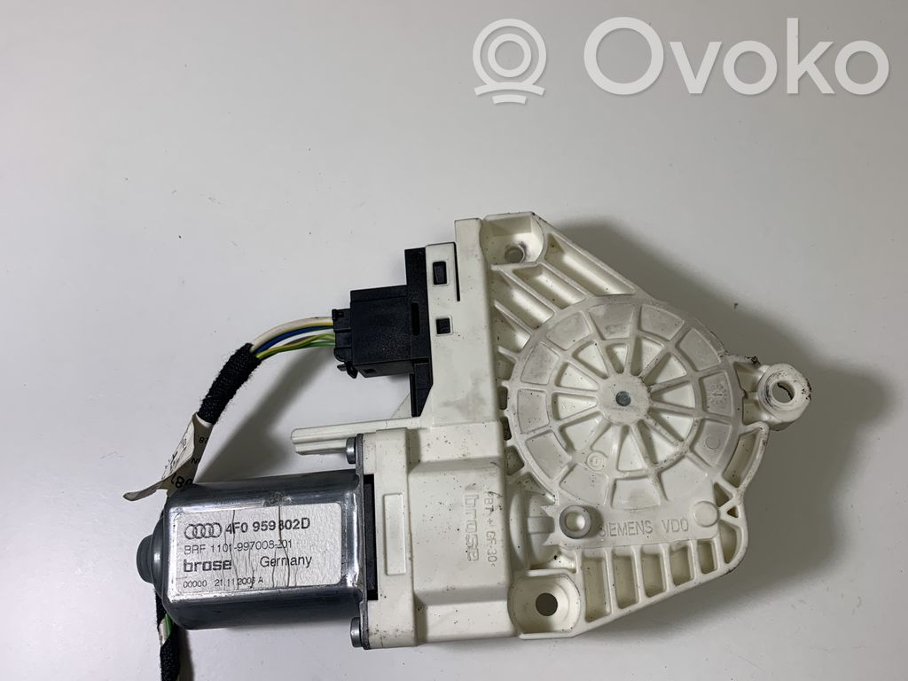 Audi A6 S6 C6 4F Etuoven ikkunan nostomoottori 